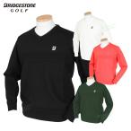 Bridgestone Golf BridgestoneGolf одежда для гольфа мужской свитер длинный рукав . способ подкладка V шея [ FGM02B ] 2025 осень-зима модель [ наш магазин наличие товар ]