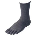 R×LSOCKS(アールエルソックス) RLメリノ・5本指インナー 103チャコールグレー