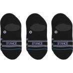スタンス STANCE ソックス BASIC 3 PACK NO SHOW WHITE BLACK