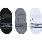 スタンス STANCE ソックス BASIC 3 PACK NO SHOW WHITE MULTI