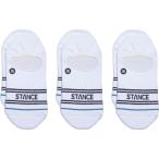 スタンス STANCE ソックス BASIC 3 PACK NO SHOW WHITE WHITE