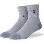 スタンス STANCE ソックス LOGOMAN ST QTR GREY HEATHER GREY HEATHER