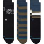 スタンス STANCE ソックス BOOSTER 3 PACK BLACK BLACK