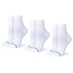 スタンス STANCE ソックス LOWRIDER 3 PACK WHITE WHITE