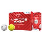 ショッピングCHROME Callaway キャロウェイ日本正規品 CHROME SOFT TRIPLE TRACK クロムソフト トリプルトラック 2024新製品 ゴルフボール 1ダース(12個入)