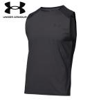 UNDER ARMOUR(アンダーアーマー) UAアイソチル スリーブレス Tシャツ(トレーニング/MEN) JET GRAY/ 1372671 【マルチスポーツ Ｔシャツ】