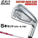 ZXi5 アイアン NSPRO MODUS3 SYSTEM3 TOUR125スチールシャフト 5本セット(I#6〜9、PW) 【カスタムクラブ 特注】 DUNLOP ダンロップ 日本正規品 SRIXON スリクソ