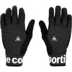 le coq sportif(ルコック) Full Finger Mega Pad Gloves/フルフィンガー厚手パッドグローブ ブラック