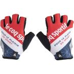 le coq sportif(ルコック) プリントグローブ+ 男女兼用 ユニセックス サイクル Print Glove + ホワイト