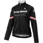 le coq sportif(ルコック) Entry Bonding Fleece Jersey/エントリーボンディングジャケット レディース ブラック