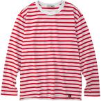 le coq sportif(ルコック) 長袖ボーダーシャツ レッド