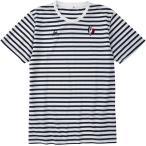 le coq sportif(ルコック) メンズ 半袖ボーダーシャツ ホワイト/ネイビ