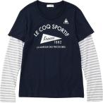 le coq sportif(ルコック) レディース レイヤード長袖シャツ ネイビー