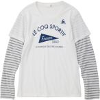 le coq sportif(ルコック) レディース レイヤード長袖シャツ ホワイト