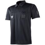 UMBRO(アンブロ) S/Sレフリーシャツ ブラック