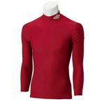 UMBRO(アンブロ) Jr.L/Sコンプレッションシャツ Dレッド