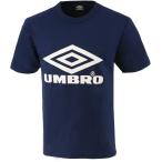 UMBRO(アンブロ) HE 半袖Tシャツ/ビックロゴ ネイビー