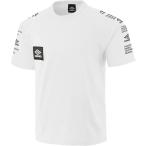 UMBRO(アンブロ) HE 半袖Tシャツ/スリーブプリント Sホワイト
