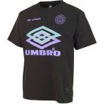 UMBRO（アンブロ） HE 半袖Tシャツ／ビッグロゴ ブラック