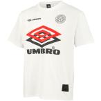 UMBRO(アンブロ) HE 半袖Tシャツ/ビッグロゴ Sホワイト