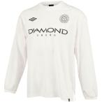 UMBRO（アンブロ） HE 長袖Tシャツ／DIAMOND Sホワイト