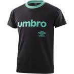 UMBRO(アンブロ) ワードロゴS/Sシャツ ブラック