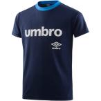 UMBRO(アンブロ) ワードロゴS/Sシャツ ネイビー