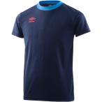 UMBRO(アンブロ) ワンポイント S/Sシャツ ジュニア サッカー・フットサル プラクティスシャツ プラシャツ ネイビー