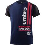 UMBRO(アンブロ) ワードロゴ S/Sシャツ ネイビー