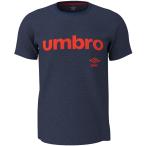 UMBRO(アンブロ) ワードロゴS/Sシャツ Mネイビー