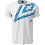 UMBRO(アンブロ) ドライグラフィックS/S シャツ ホワイト