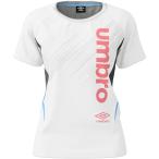 UMBRO(アンブロ) ワードロゴS/Sシャツ ホワイト