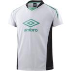 UMBRO(アンブロ) Jr. ロゴグラフィックプラクティスシャツ ホワイト/ブラク