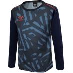 UMBRO(アンブロ) JR グラフィック長袖プラクティスシャツ ネイビー