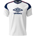 UMBRO(アンブロ) TR ロゴグラフィックプラクティスシャツ ホワイト/ネイビ