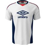 UMBRO(アンブロ) TR ロゴグラフィックプラクティスシャツ ホワイト/ネイビ