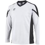 UMBRO（アンブロ） 長袖プラクティスシャツ ホワイト