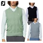 フットジョイ FOOTJOY ゴルフウエア メンズ セーターベスト ストレッチ 保温 アーガイル Vネック 「 FJ-F25-M07 」 2025秋冬モデル 【当店在庫品】