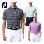 FOOTJOY フットジョイ ゴルフウエア 半袖ポロシャツ 「 FJ-S23-S12 」 ビーチプリント 春夏ウエア