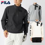  filler Golf FILA GOLF одежда для гольфа мужской тянуть over Zip выше обратная сторона ворсистый [ 785563 ] 2025 осень-зима модель [ наш магазин наличие товар ]