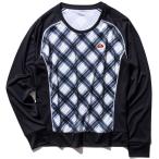 Ellesse(エレッセ) ロングスリーブ ベースラインチェッククルー レディース グレーC