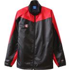 Champion(チャンピオン) ウインドブレーカージャケット 裏起毛 男女兼用 ユニセックス ブラック/レッド