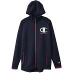 Champion(チャンピオン) テックウィーブ 3LSジップフーデッドスウェットシャツ C3-UV110 ネイビー