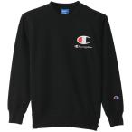 Champion(チャンピオン) キッズ クルーネックスウェットシャツ CK-SB020 ブラック