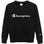 Champion(チャンピオン) ウィメンズ クルーネックスウェットシャツ ブラック