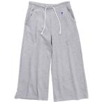 Champion(チャンピオン) ウィメンズ 3/4レングス【7分丈】スウェットワイドパンツ オックスフォードGRY