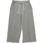 Champion(チャンピオン) ウィメンズ 3/4レングス【7分丈】スウェットワイドパンツ グレイッシュグリーン