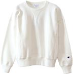 Champion(チャンピオン) ウィメンズ リバースウィーブ(10oz)クルーネックスウェットシャツ ペールホワイト