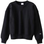 Champion(チャンピオン) ウィメンズ リバースウィーブ(10oz)クルーネックスウェットシャツ ミッドナイトブラック