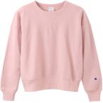 Champion(チャンピオン) ウィメンズ リバースウィーブ(10oz)クルーネックスウェットシャツ グレイッシュピンク